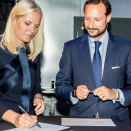 2. september: Kronprins Haakon åpner SINTEF Energy Lab og Kronprinsessen NTNUs innovasjonssenter for studenter under et besøk til Trondheim. Foto: Ned Alley / NTB scanpix